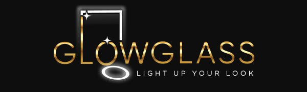 Glow Glass LED Full-Length Mirror with Crushed Diamonds – 63"x20" Frameless Elegant Design
